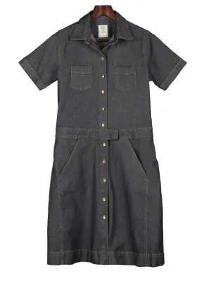 Classic Safari Dress - Denim