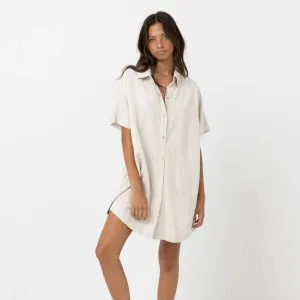 Classic Shirt Dress - Oat