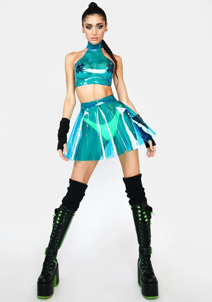 Clear Jellie Skirt
