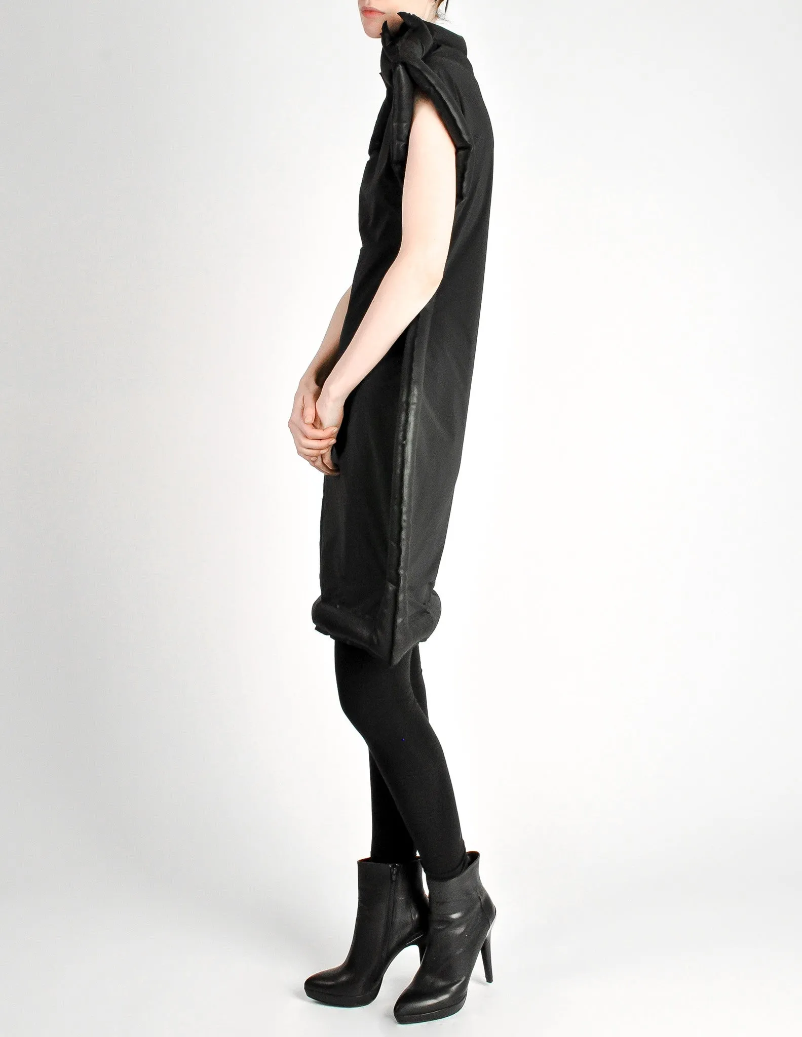 Comme des Garçons Black Puffed Tube Frame Dress