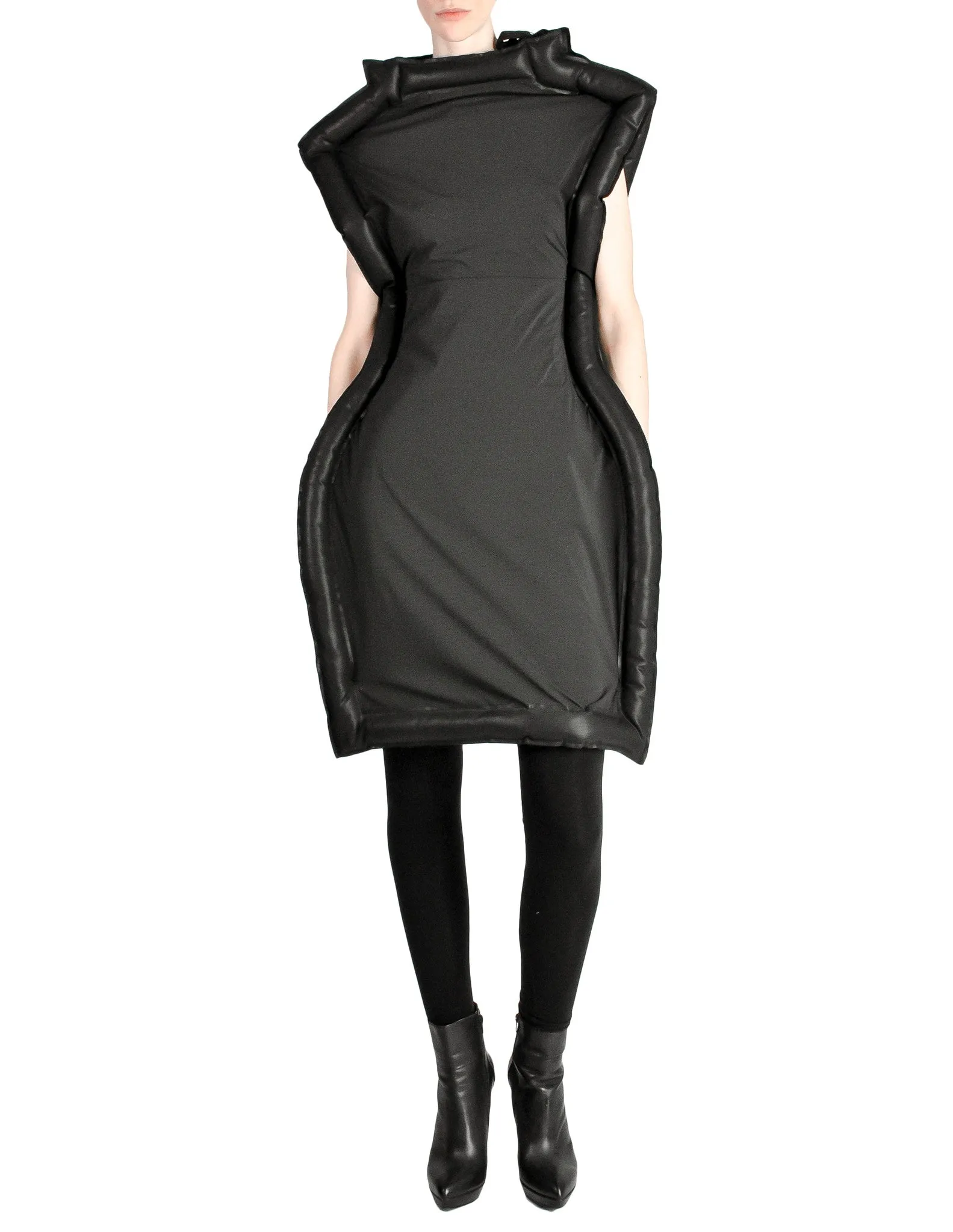 Comme des Garçons Black Puffed Tube Frame Dress