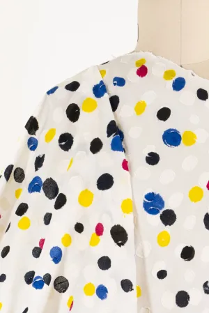 Confetti Dots Jacquard Italian Cotton Woven