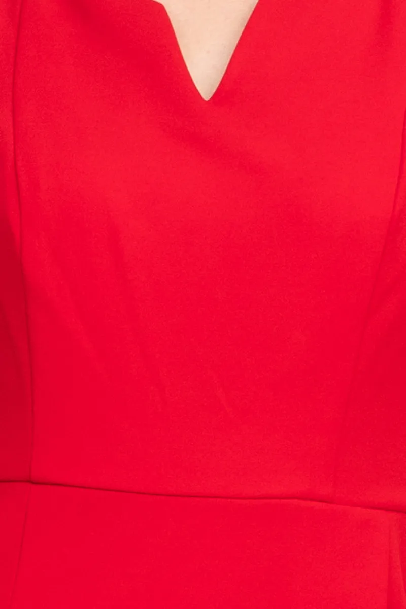 Connected Apparel Matte Jersey Sheath Dress