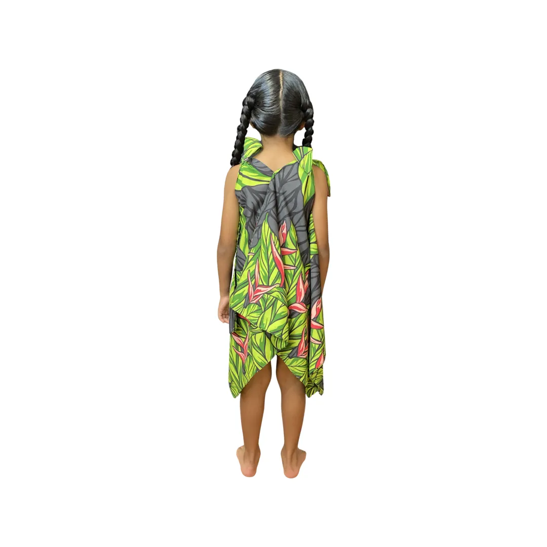Coradorables GIRLS Black Ginger Handkerchief Dress