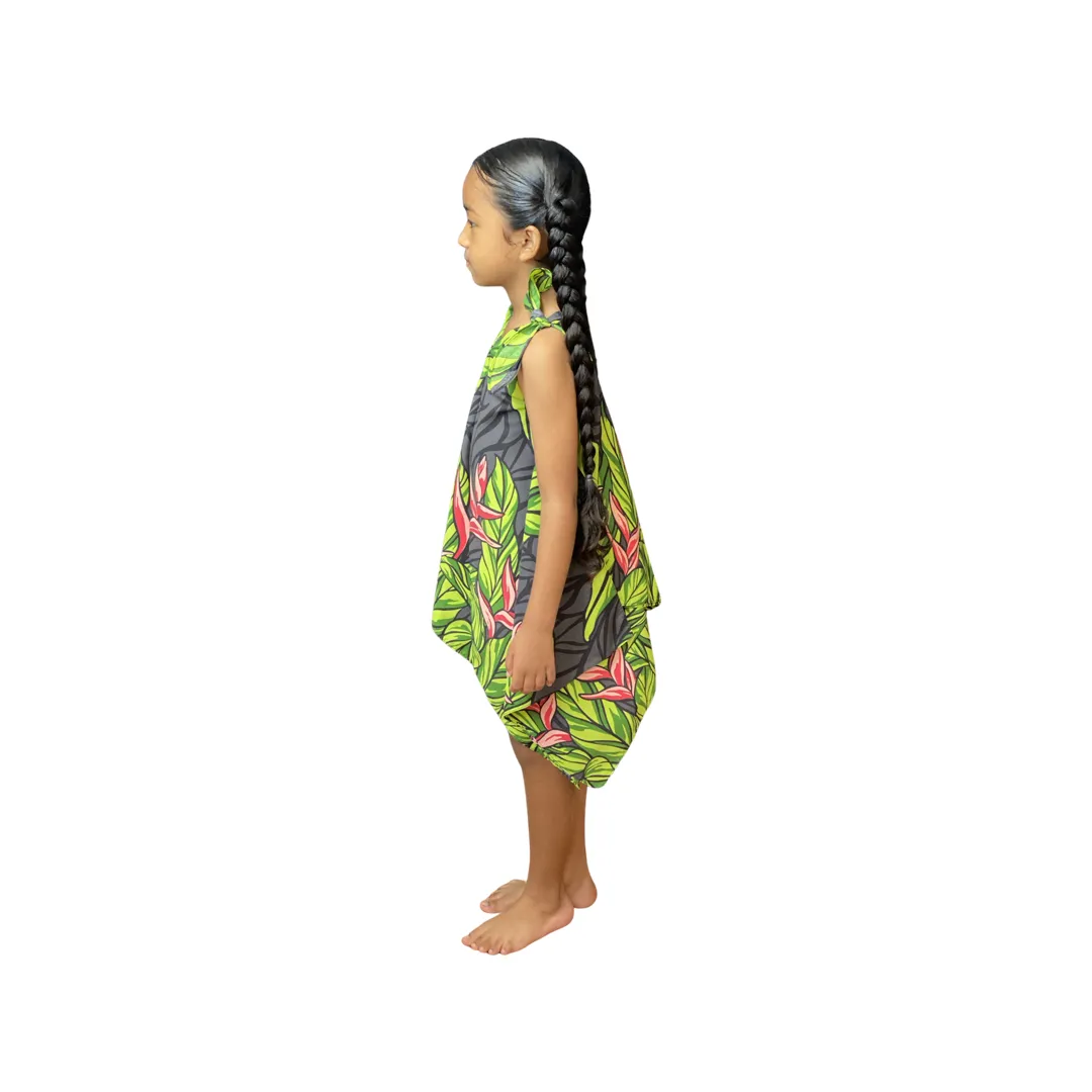 Coradorables GIRLS Black Ginger Handkerchief Dress
