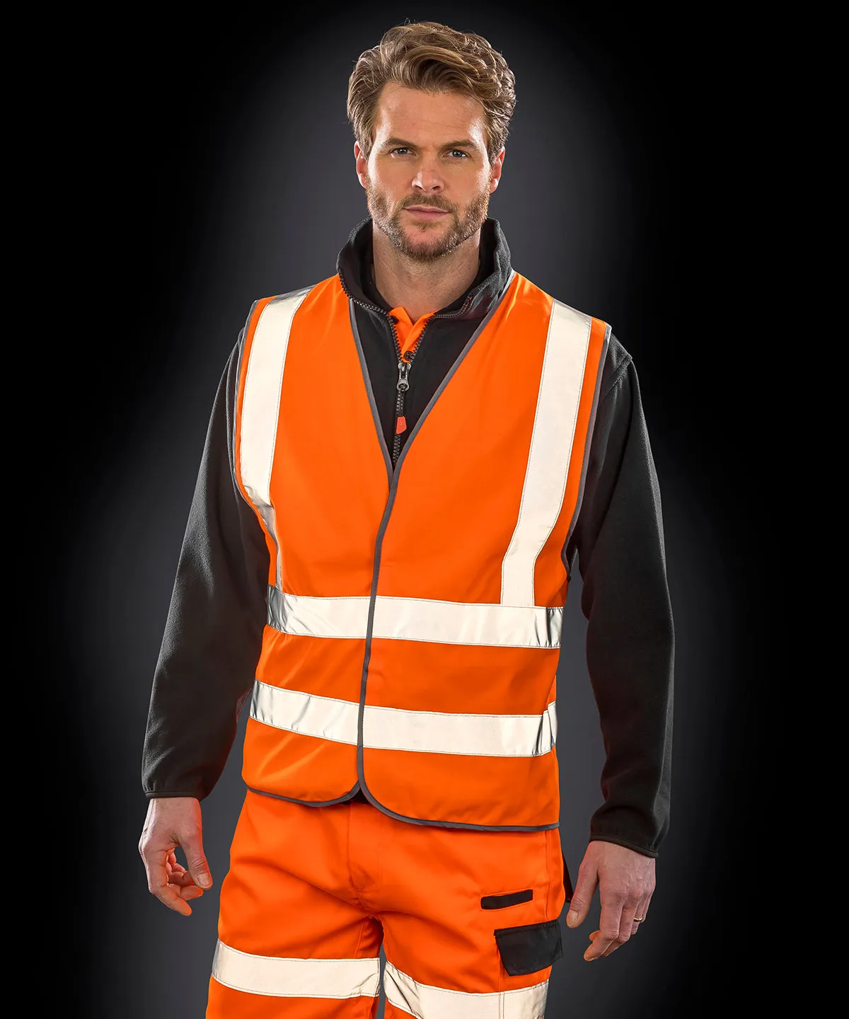 Core safety motorway vest | Fluorescent Orange