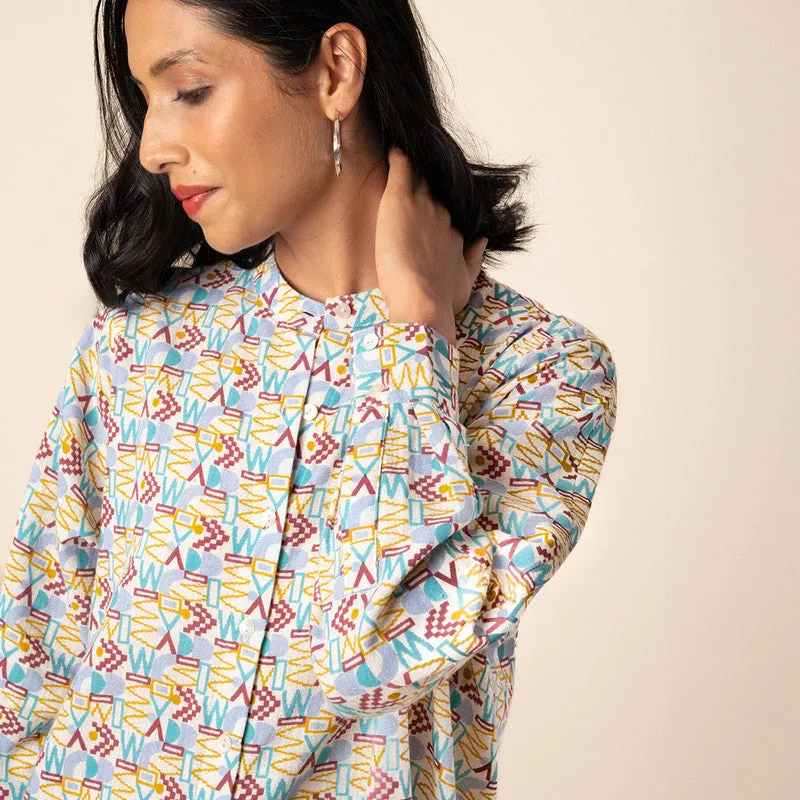 Cotton Long Shirt Dress For Women | Knee Length | Multicolour