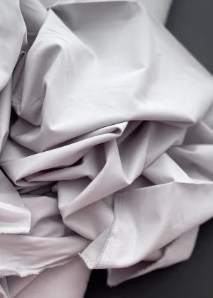 Cotton Poplin, Polar Grey
