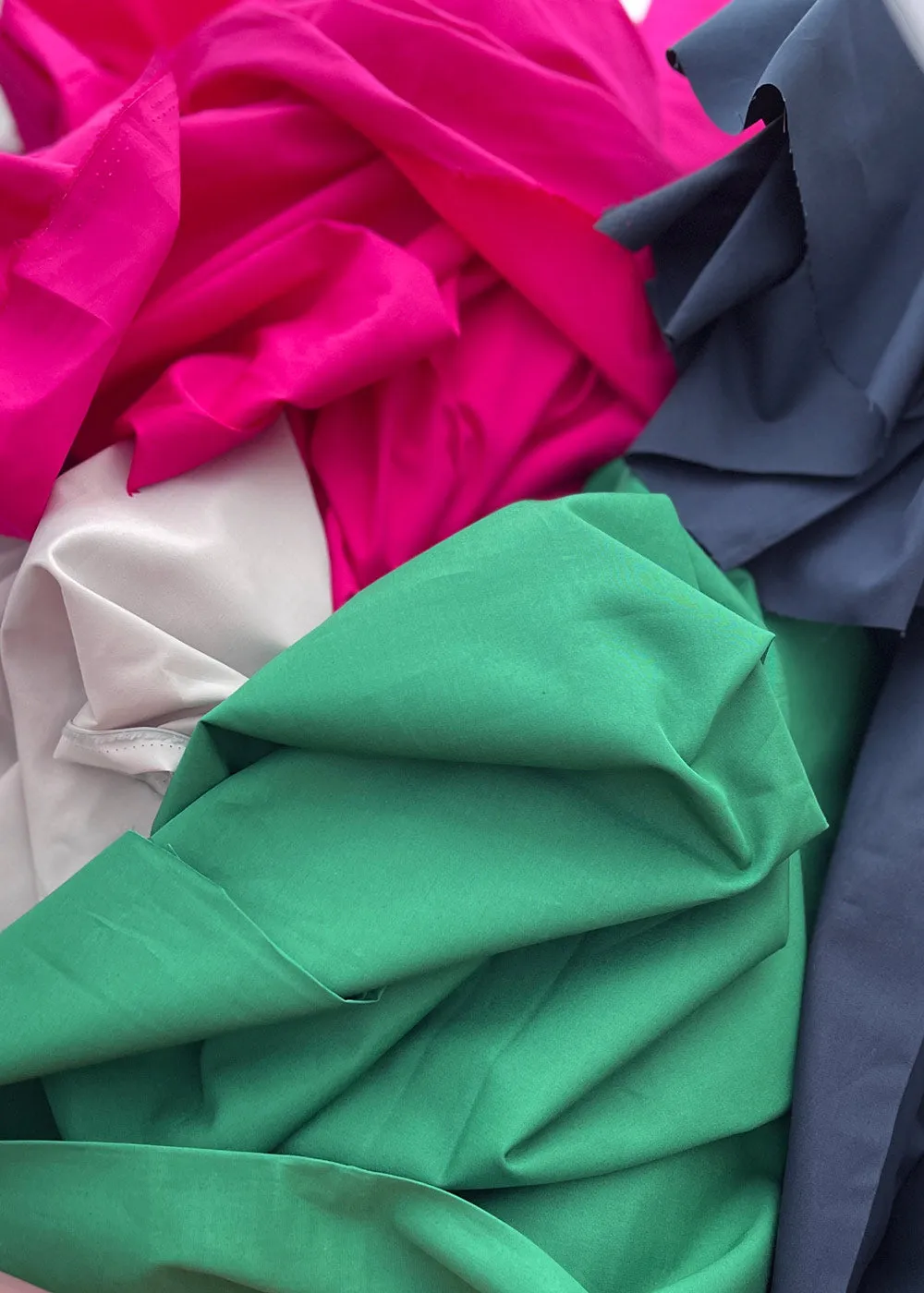 Cotton Poplin, Polar Grey
