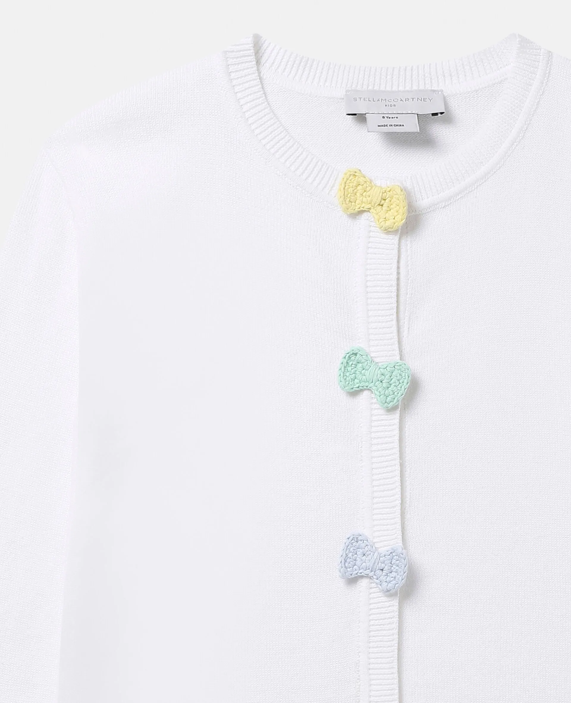 Crochet Bow Cardigan - Stella McCartney SP24