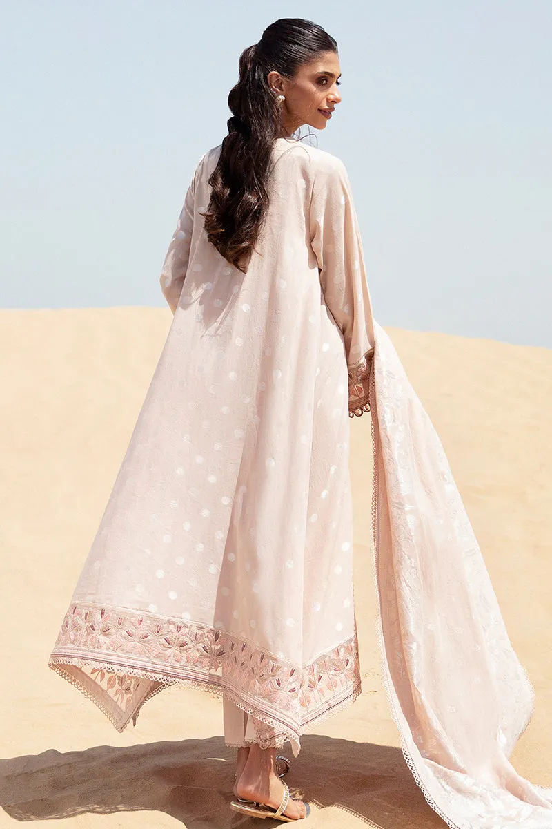 Cross Stitch Eid Lawn Edit – DUSTY ROSE-3 PIECE COTTON JACQUARD SUIT