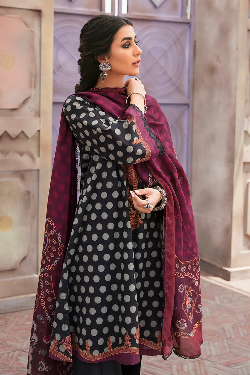 Cross Stitch Festive Eid Lawn Collection Vol-2 – SABLE TWINE-3PC PRINTED LAWN SUIT