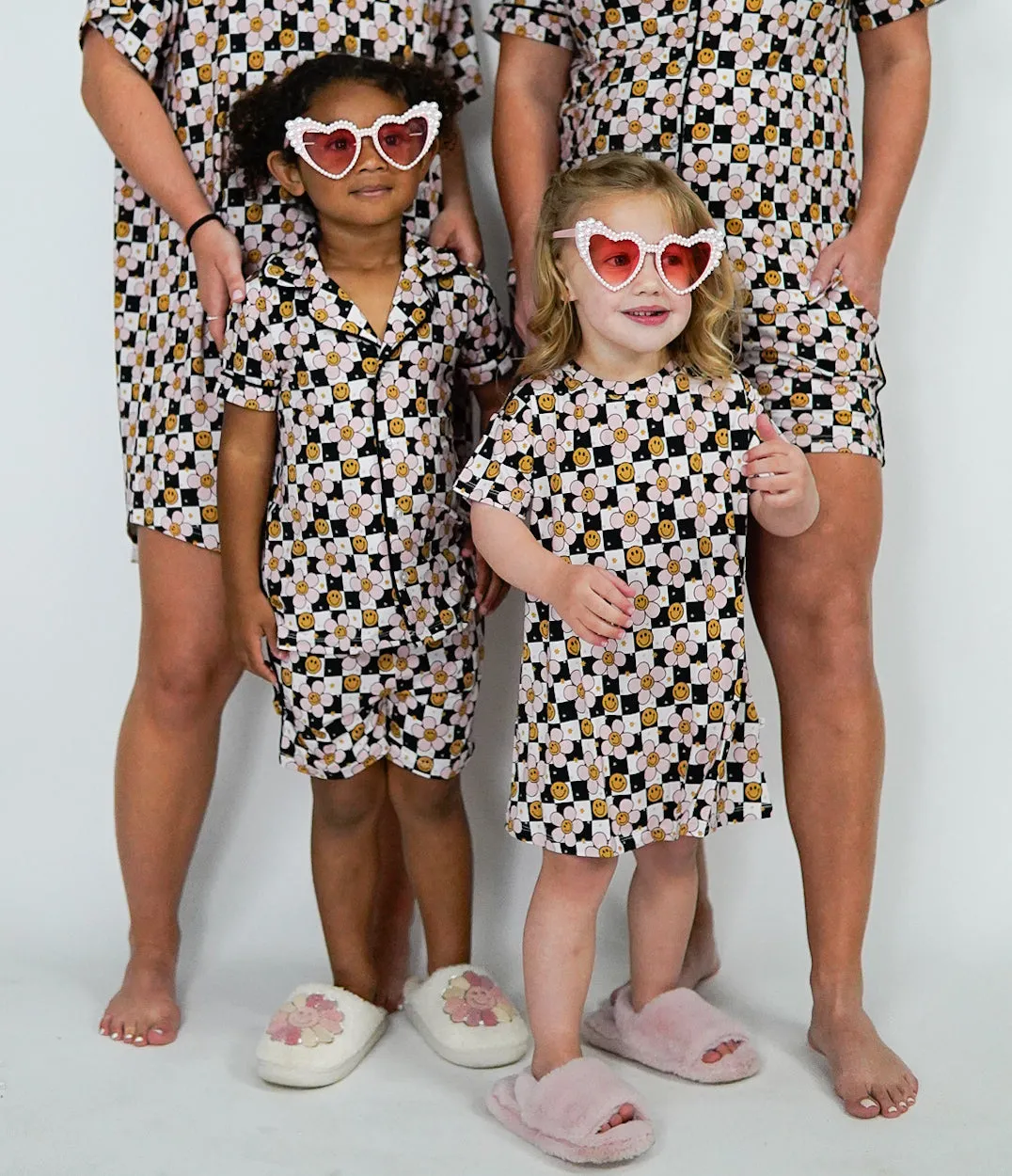 Daisy Checks Toddler T-shirt Dress