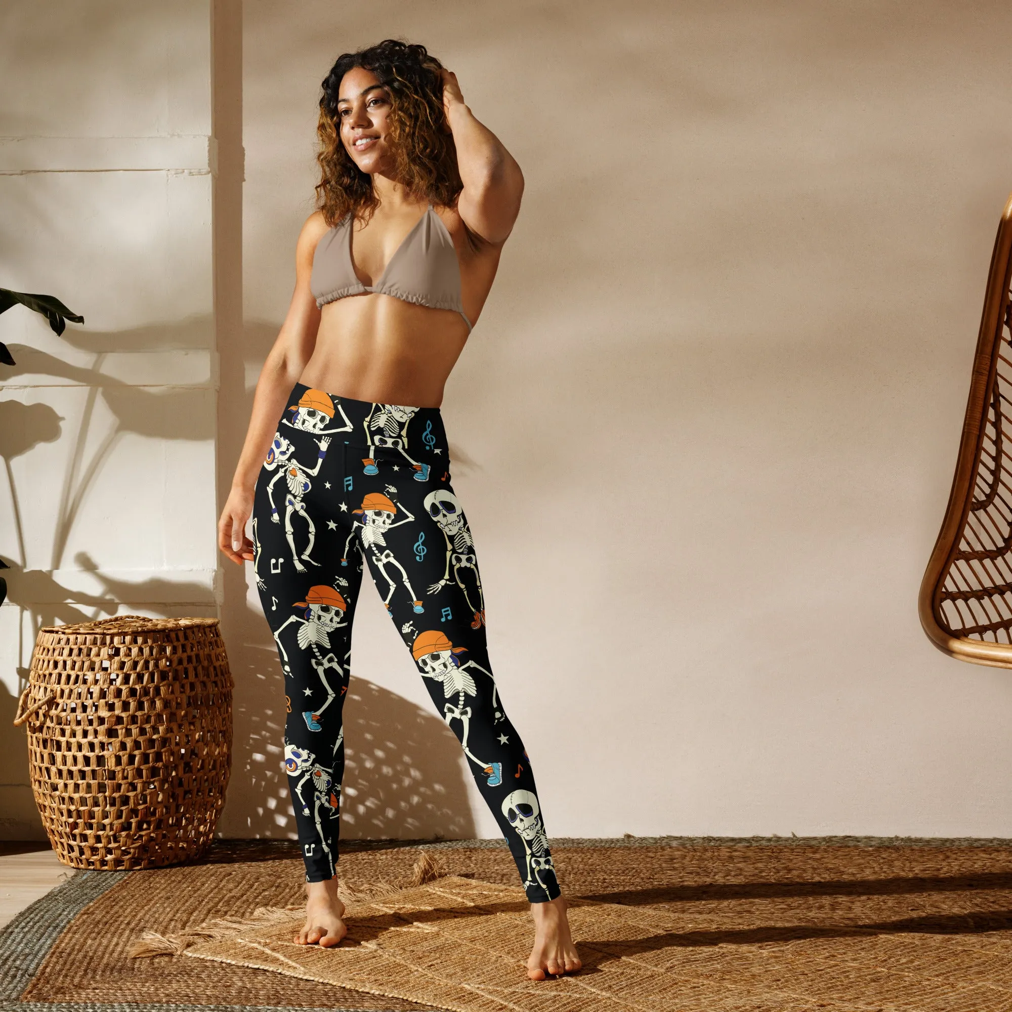 Dancing Skeletons Yoga Leggings