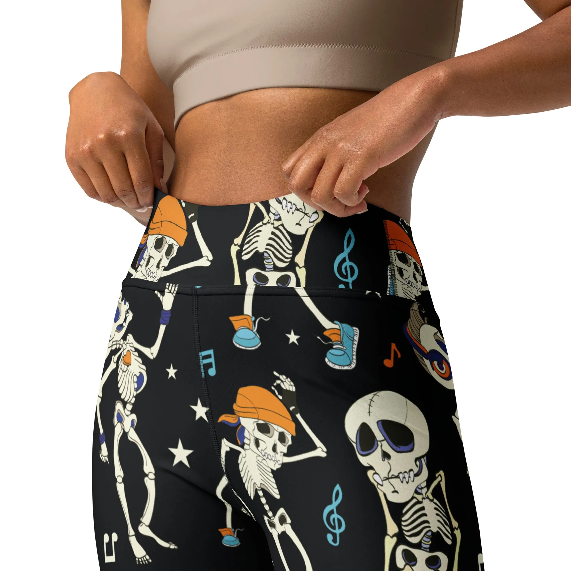 Dancing Skeletons Yoga Leggings