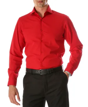 Daniel & Ellissa Slim Fit Red Dress Shirt