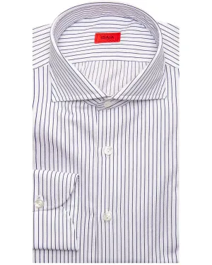 Dark Blue Striped Shirt