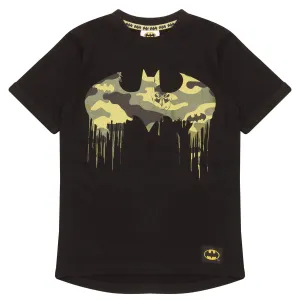 DC Comics Batman Camo Logo Short Sleeve T-Shirt