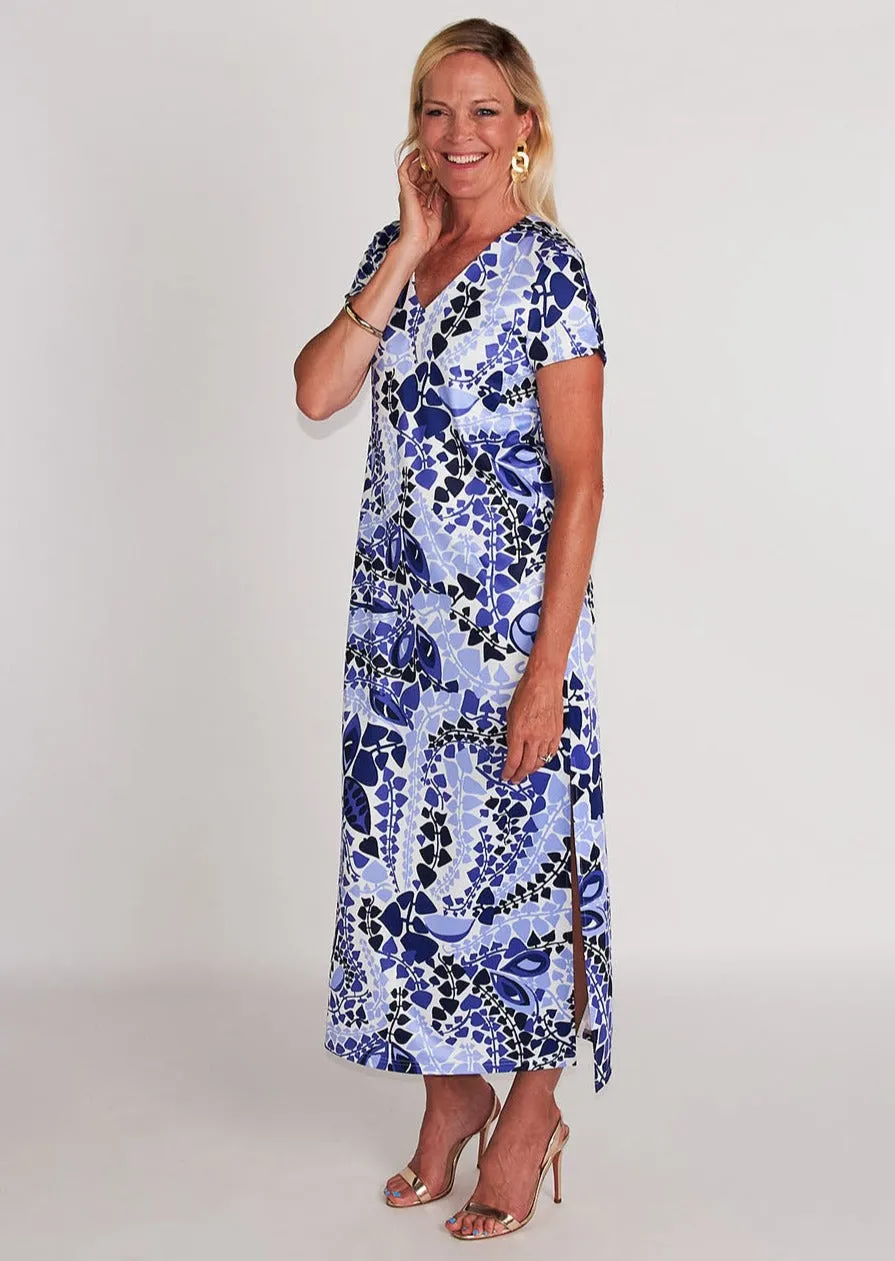 Delray Dress - Spades Indigo
