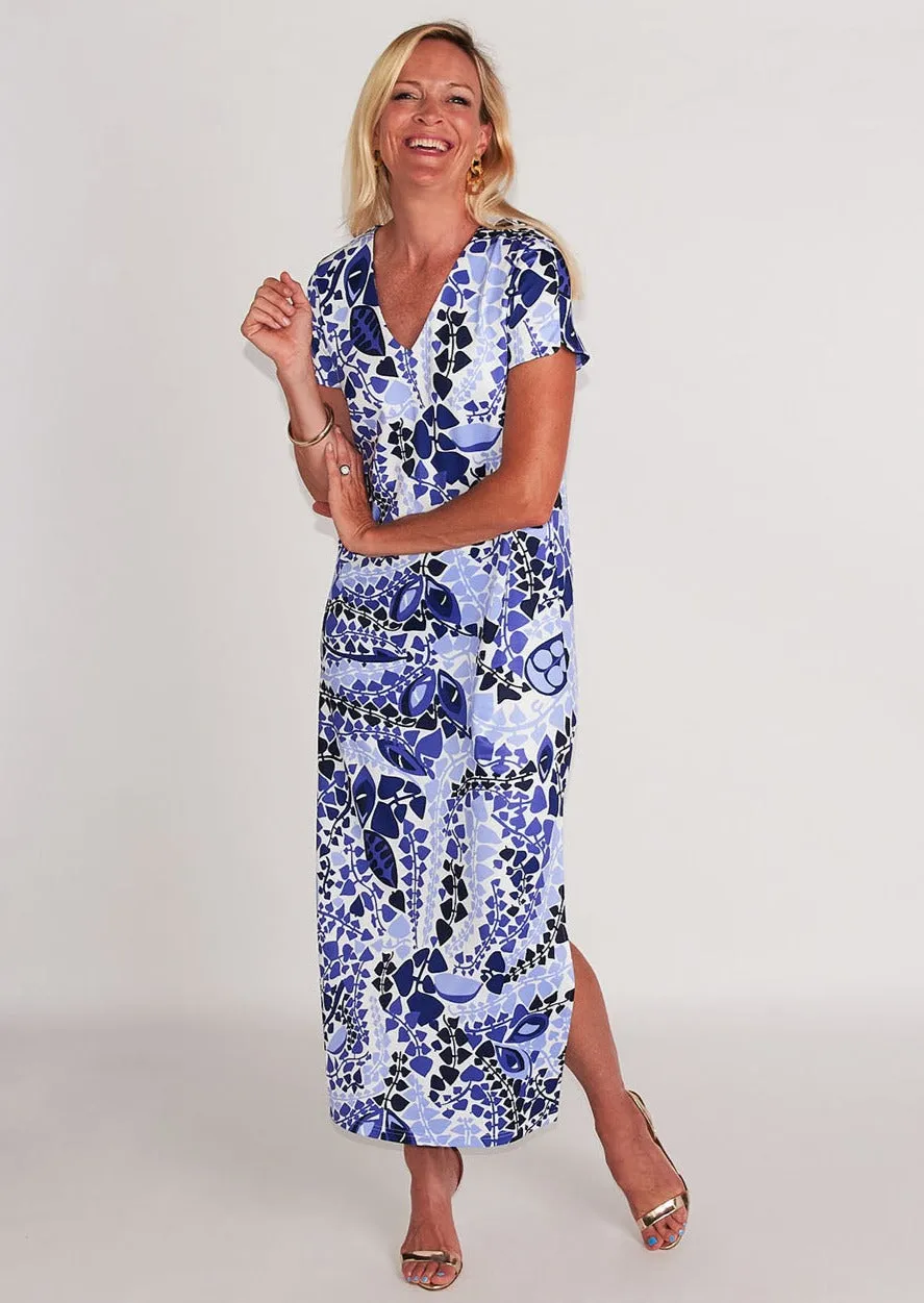 Delray Dress - Spades Indigo