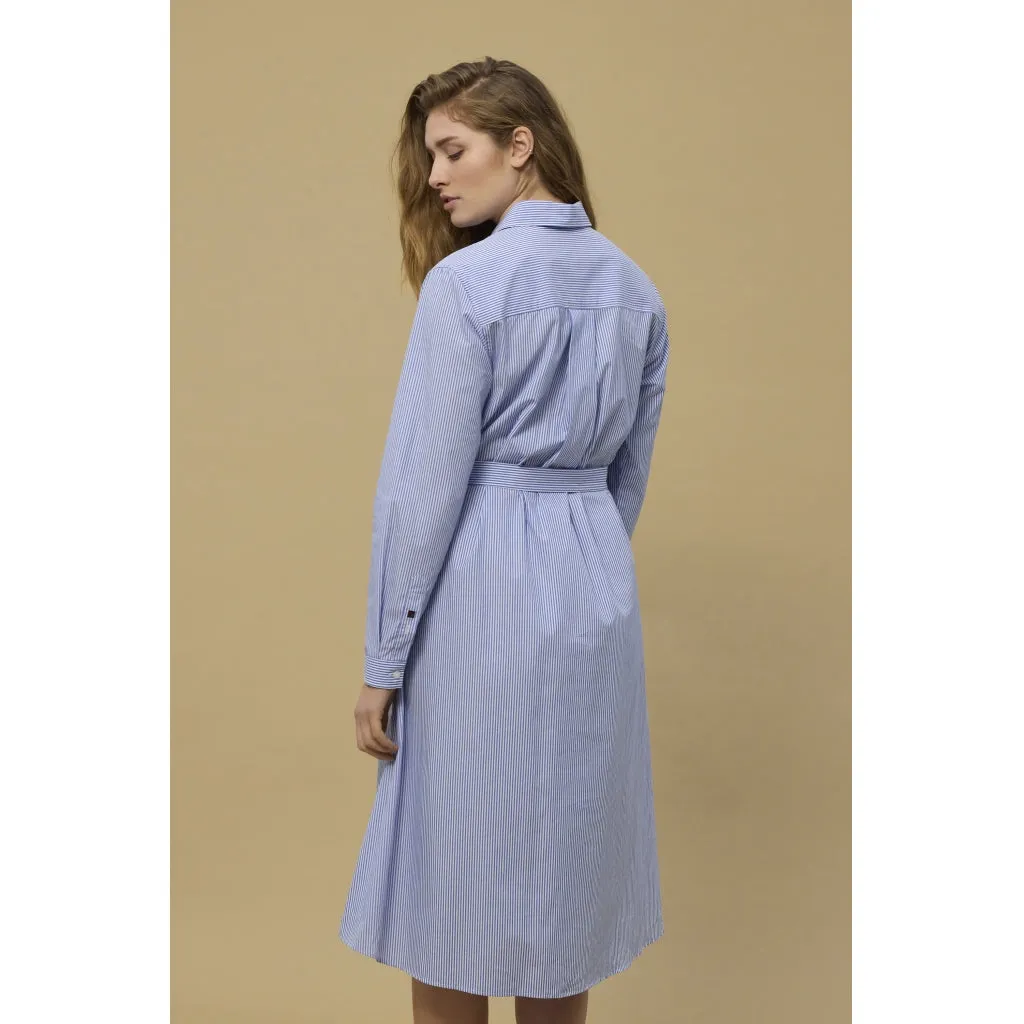 Demi Dress - Blue Stripe