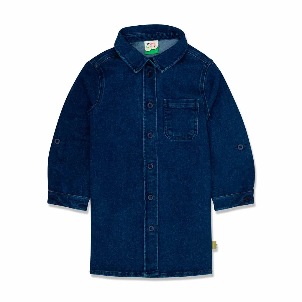 Denim Girl Shirt Dress