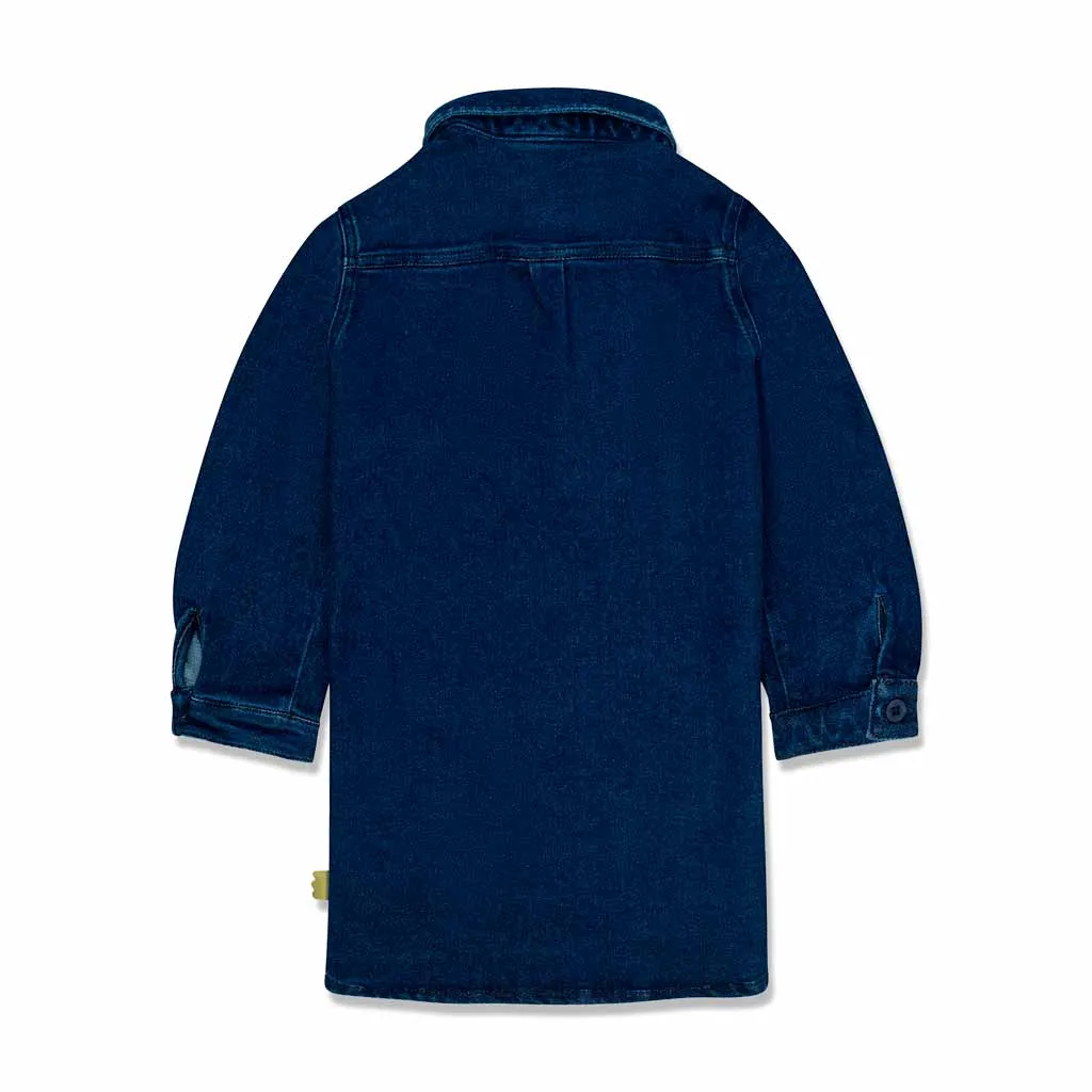 Denim Girl Shirt Dress