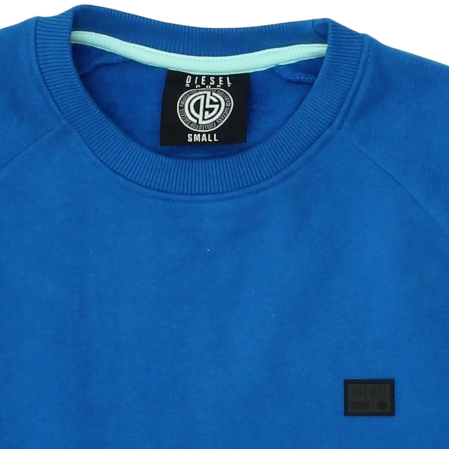 Diesel Mens Blue Crew Neck Sweatshirt | Casula Streetwear Jumper Sweater VTG