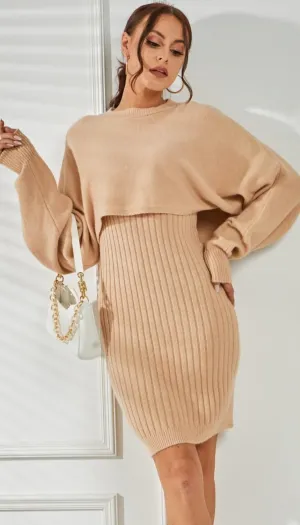 Dixie Knit Sweater Two Piece Dress