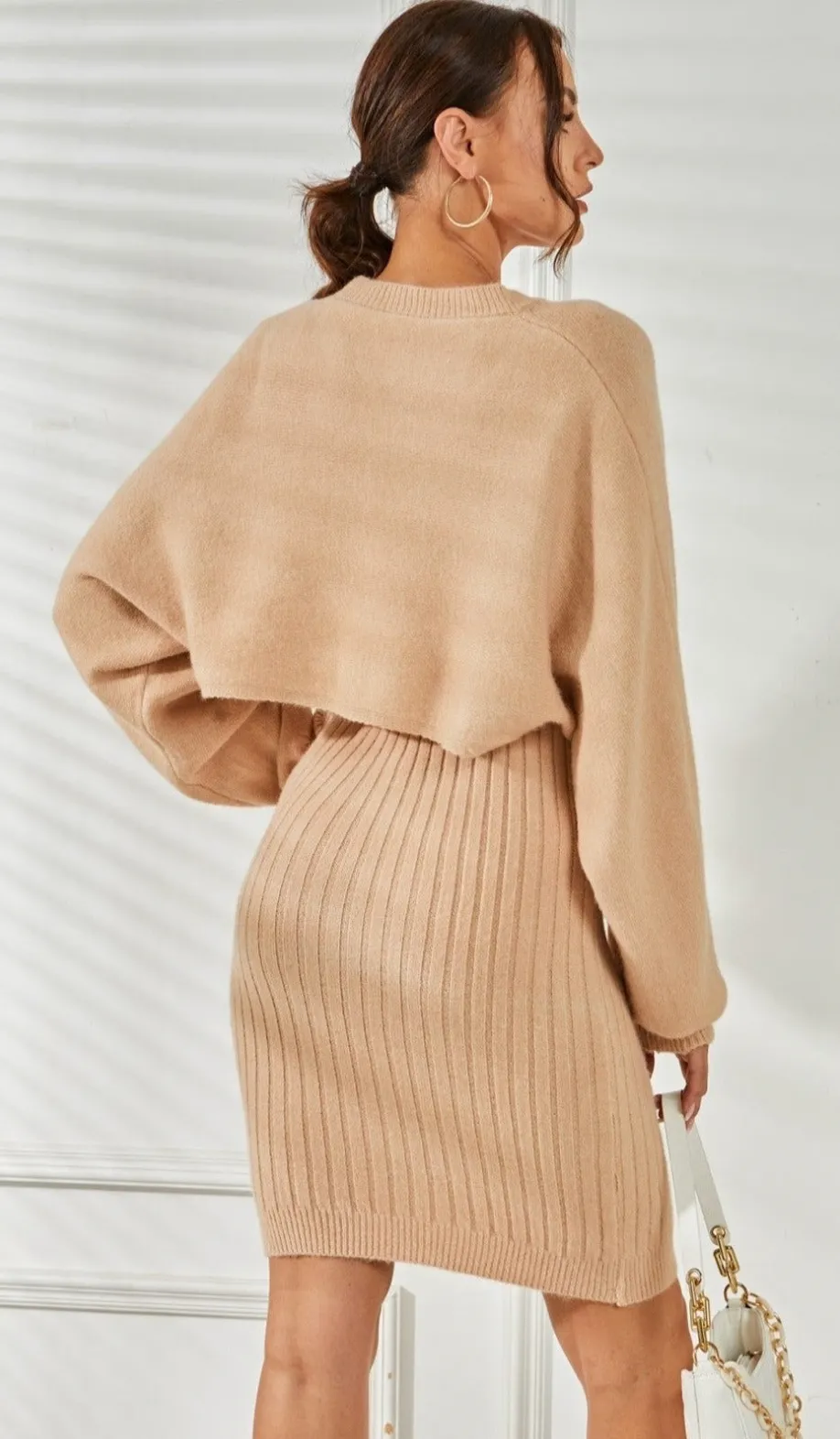 Dixie Knit Sweater Two Piece Dress