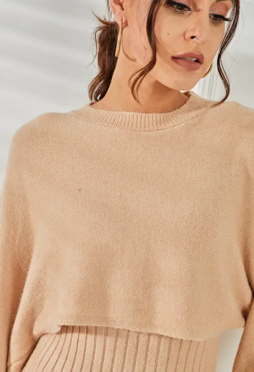 Dixie Knit Sweater Two Piece Dress