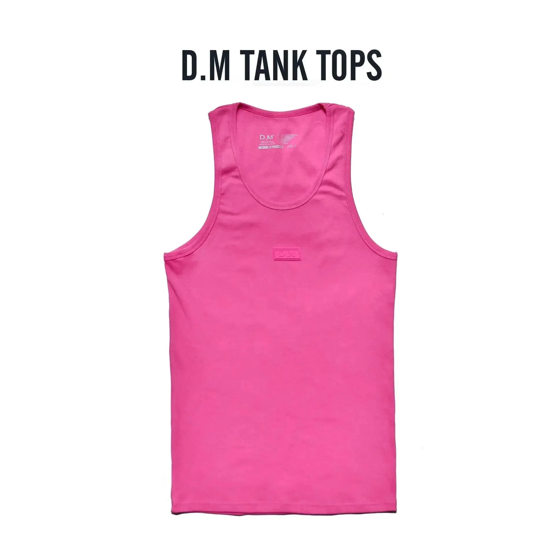 D.m Mens 100 Cotton Vest