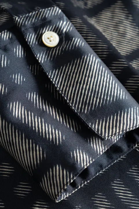 DORIS DRESS BLUE PRINT