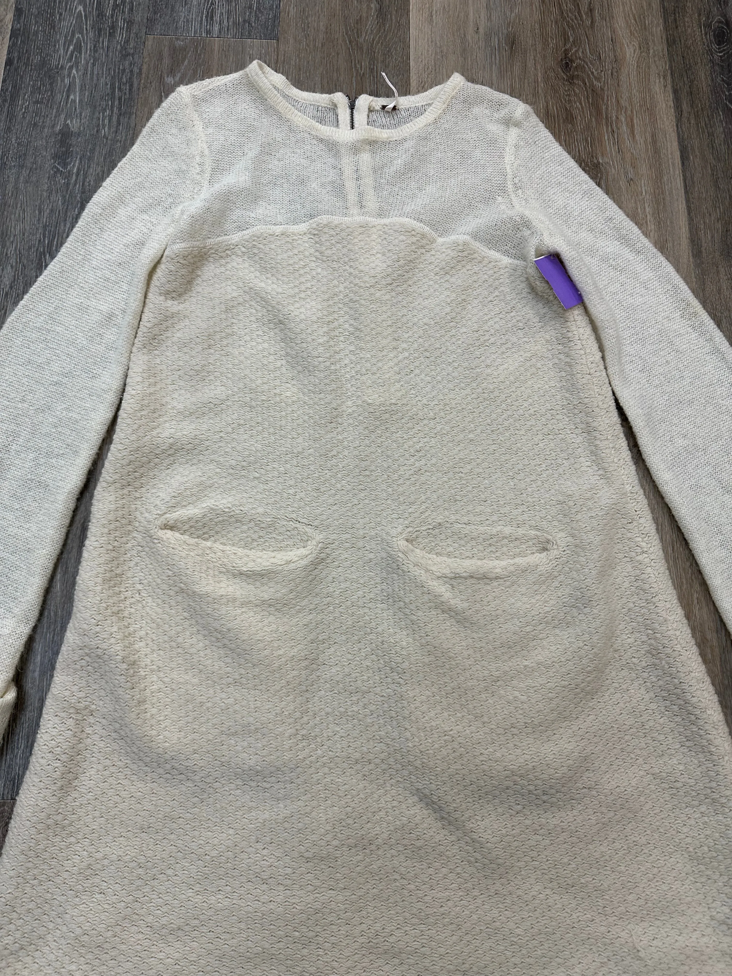 Dress Sweater By Free People In Cream, Size: M