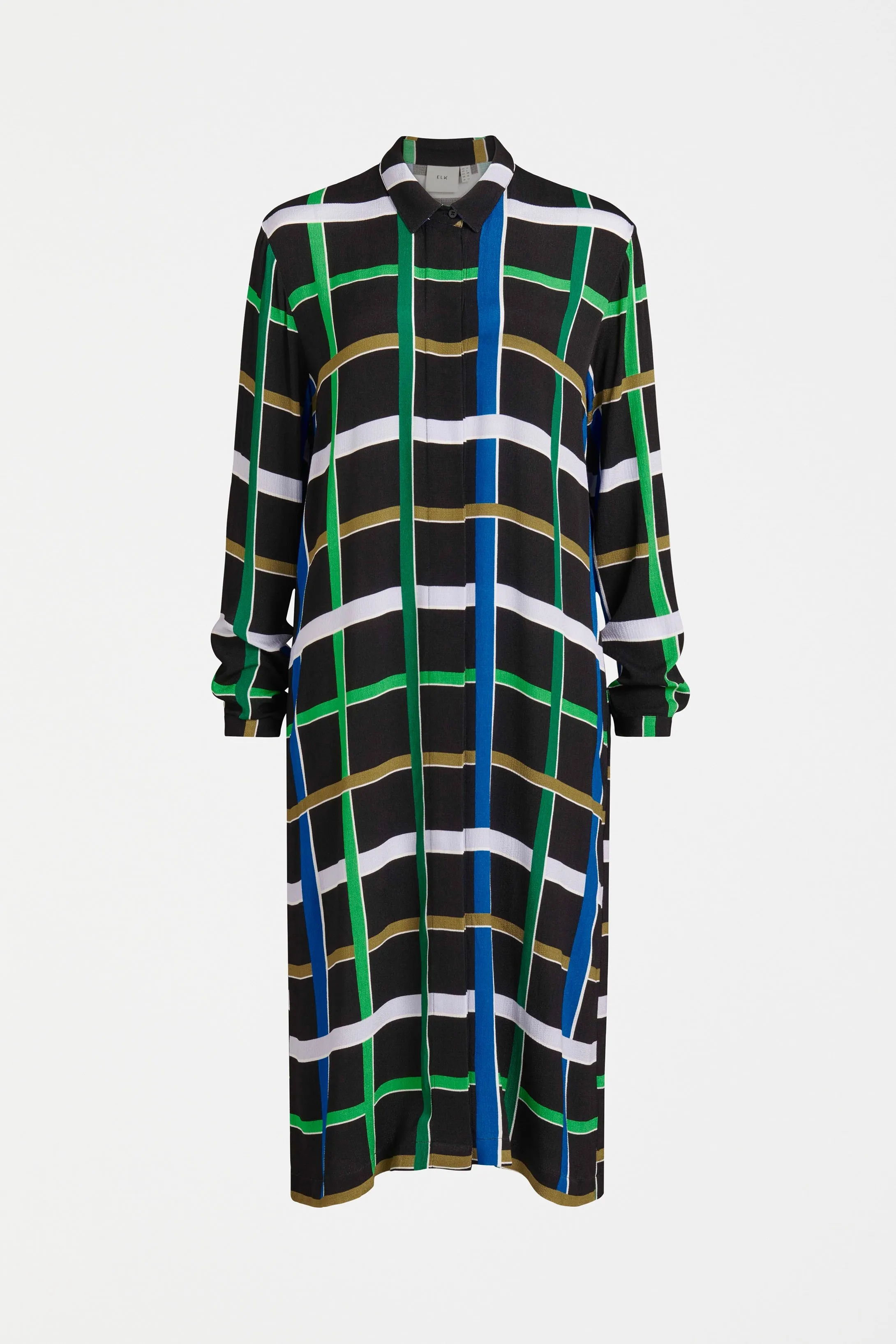Elk Janik Dress - Ladder Print