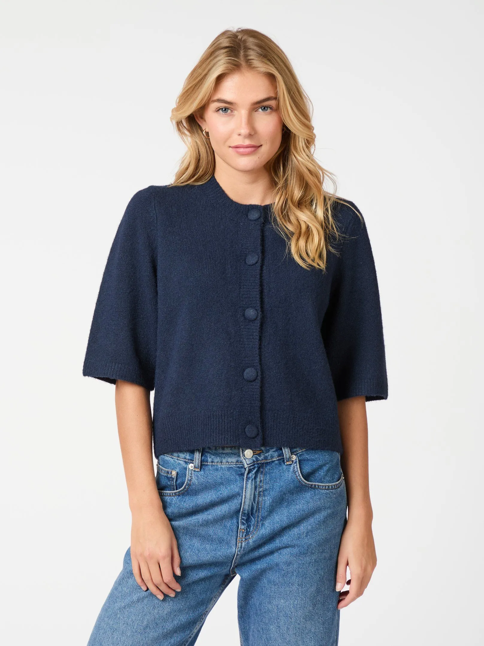 Elmira Knit Cardigan - Navy