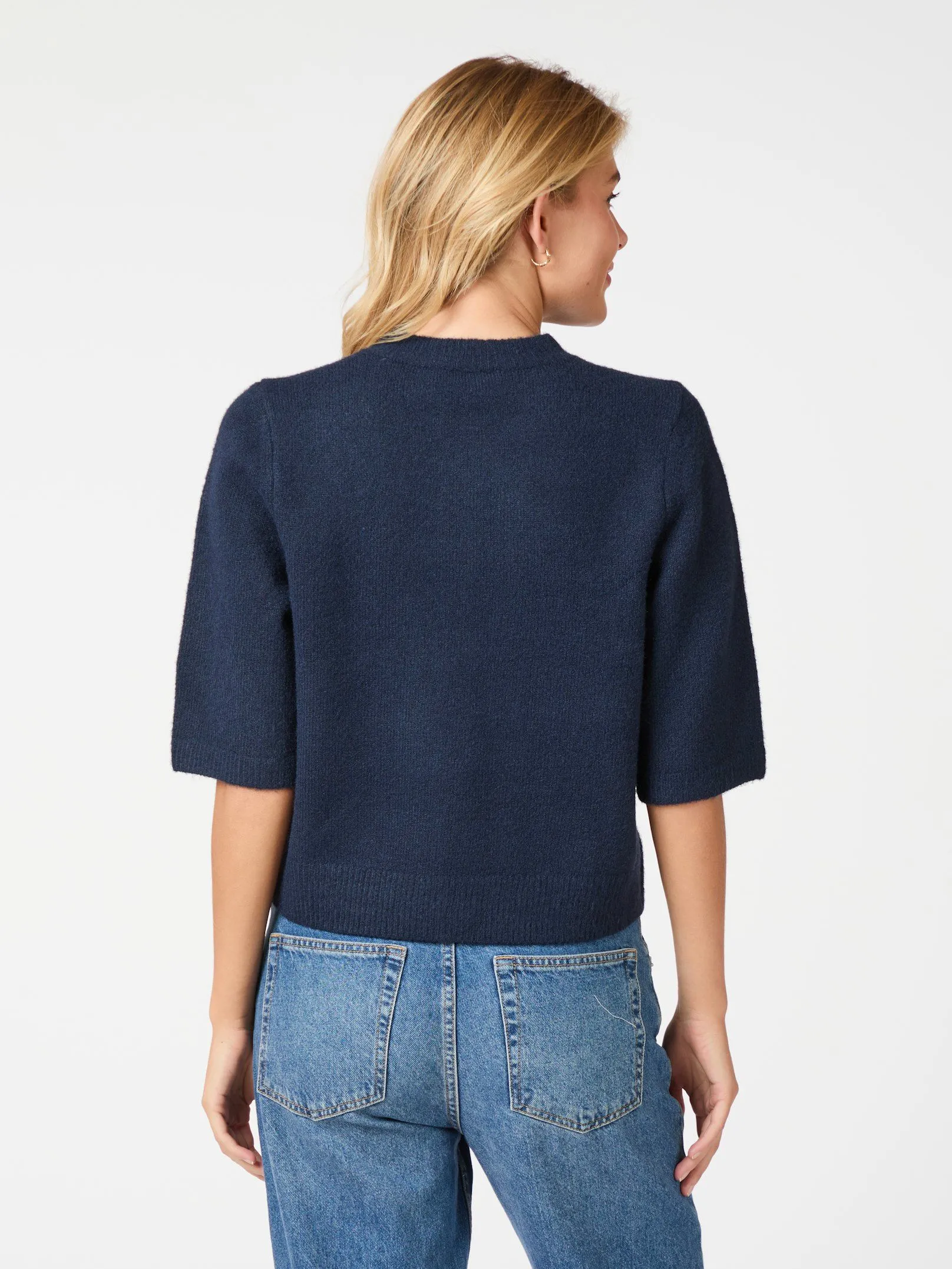 Elmira Knit Cardigan - Navy