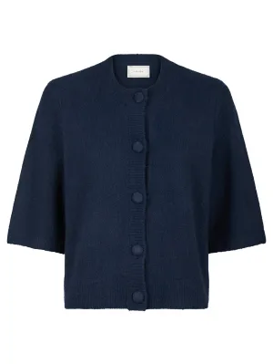 Elmira Knit Cardigan - Navy