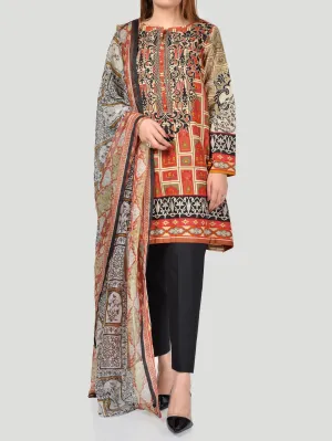 Embroidered Cambric Suit