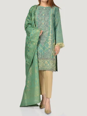 Embroidered Jacquard Suit