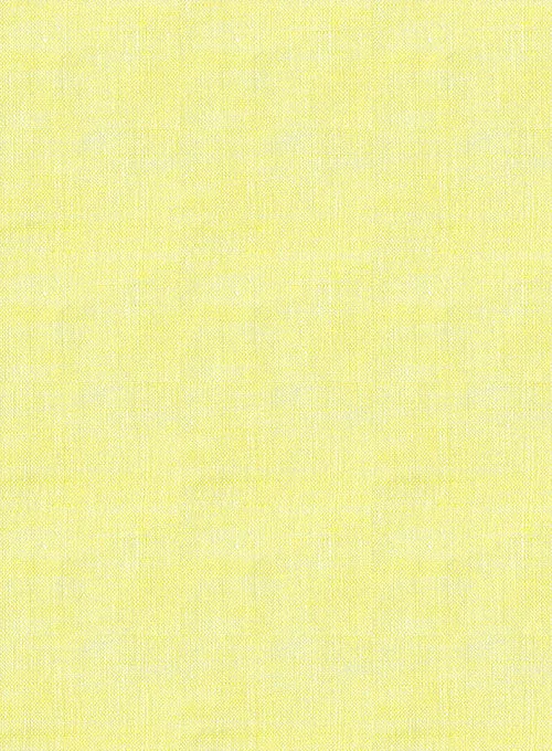 European Yellow Linen Shirt