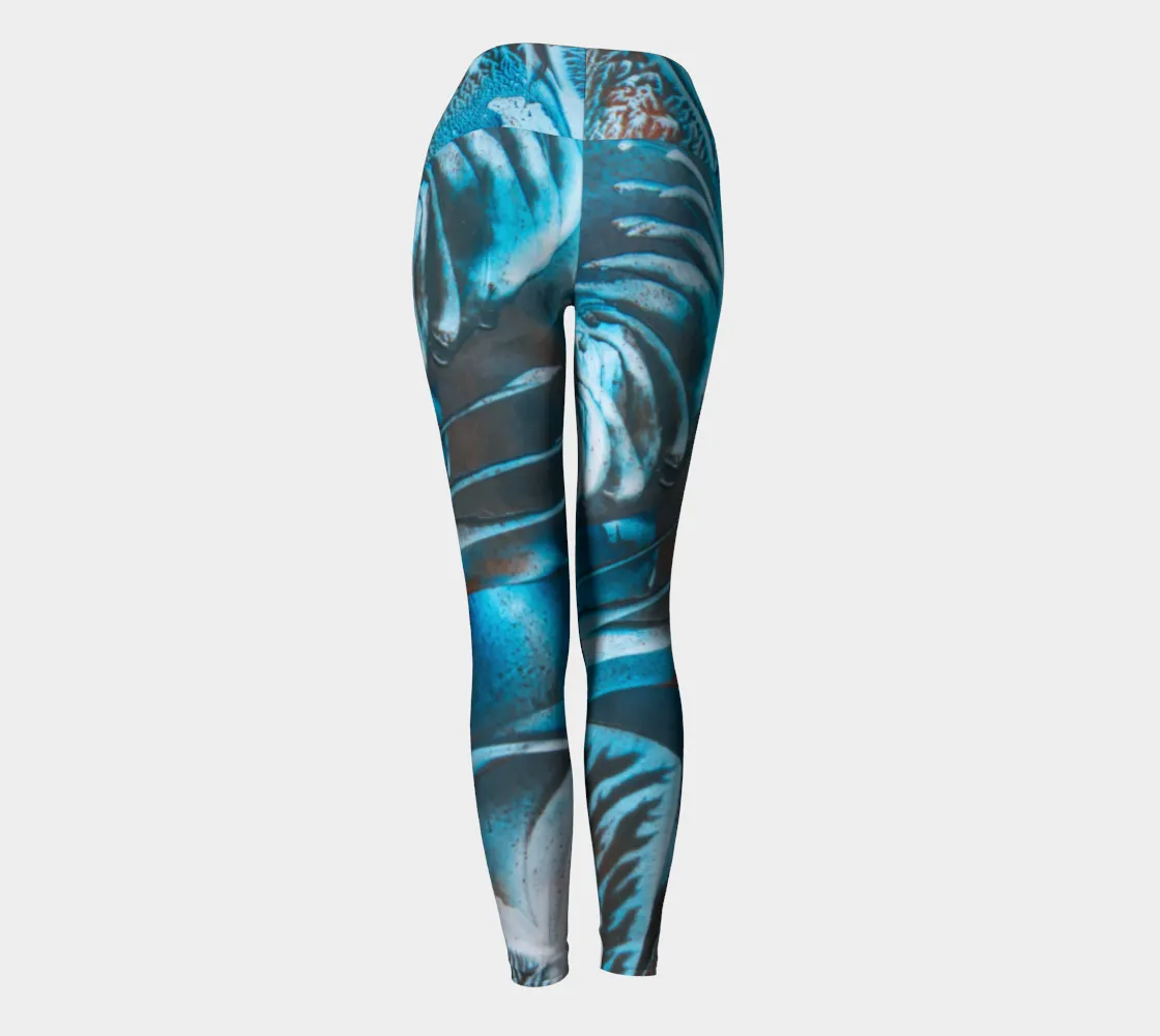 Fauna Blues 2 Yoga Leggings