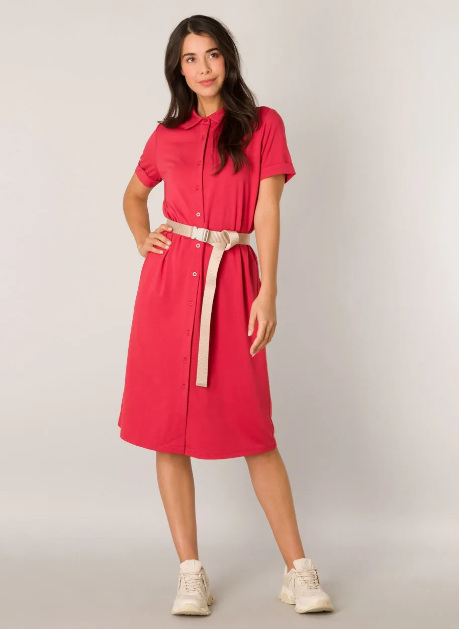 Fennah Jersey Shirt Dress