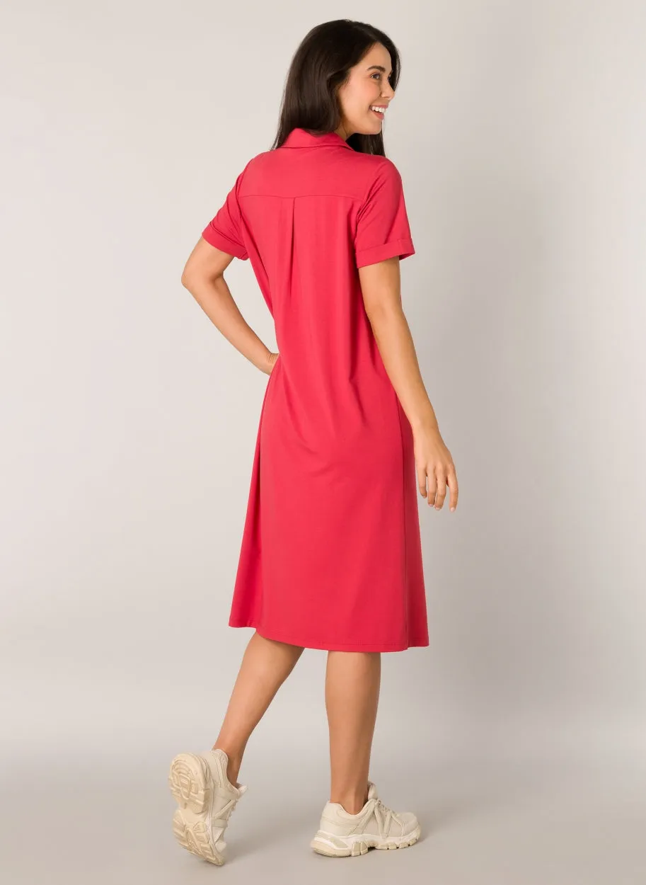 Fennah Jersey Shirt Dress