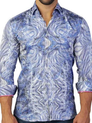 Fibonacci AllOver Blue