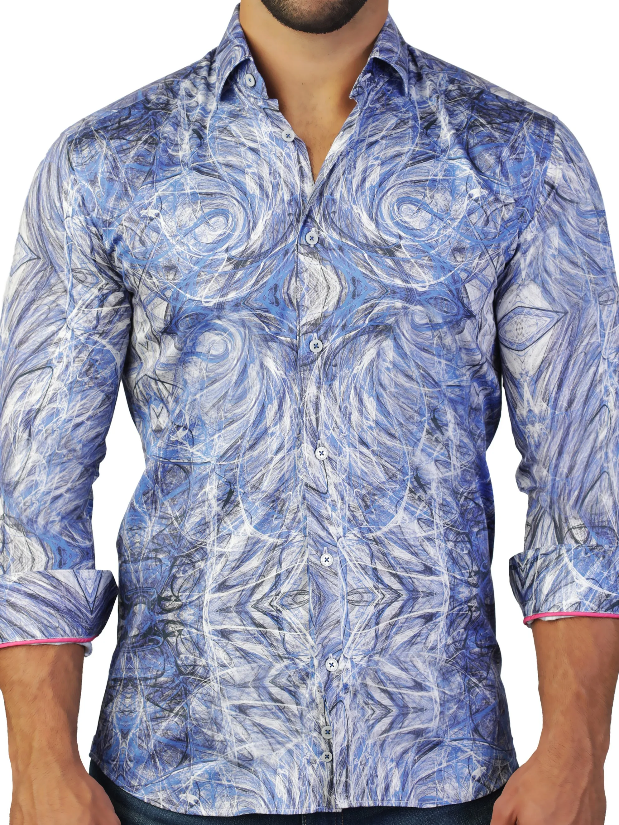 Fibonacci AllOver Blue