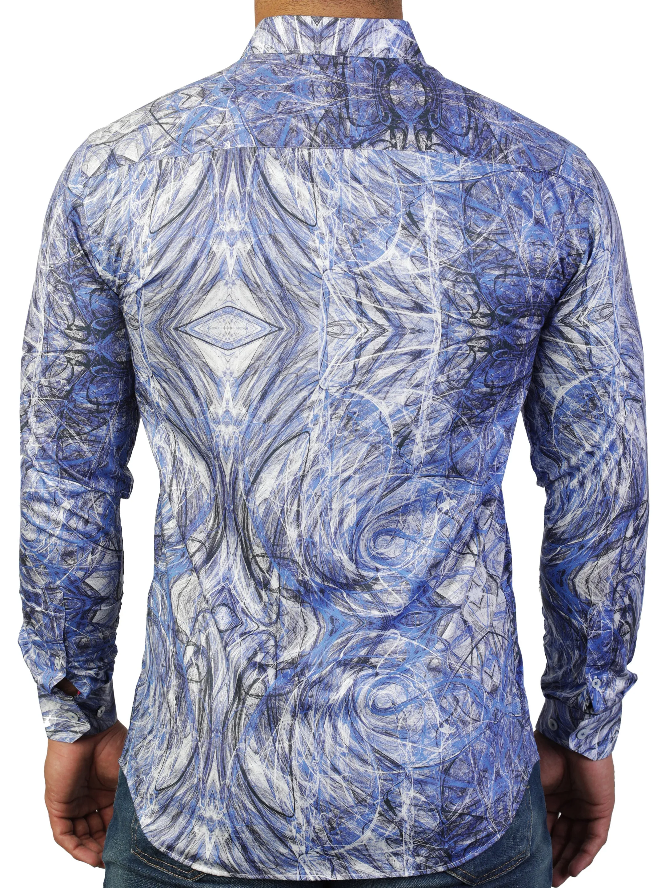 Fibonacci AllOver Blue