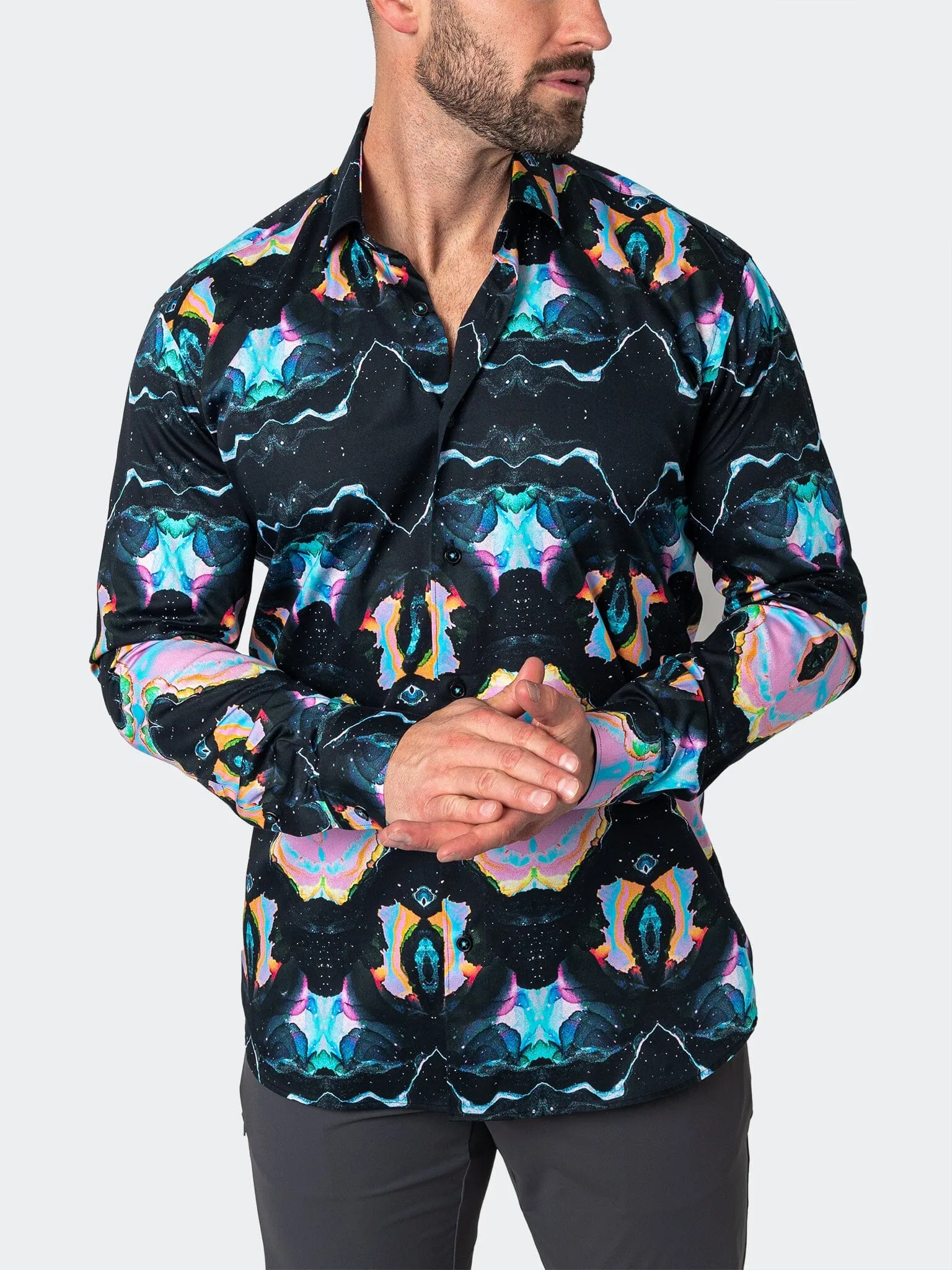 Fibonacci Cosmos Black