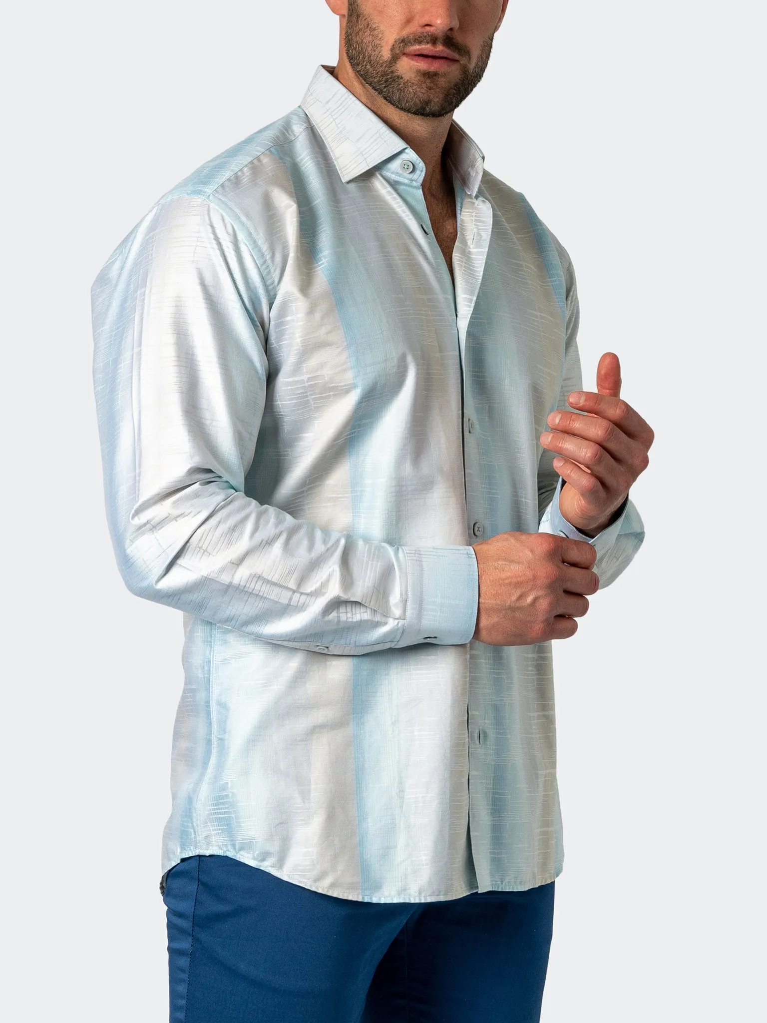 Fibonacci Rain Blue