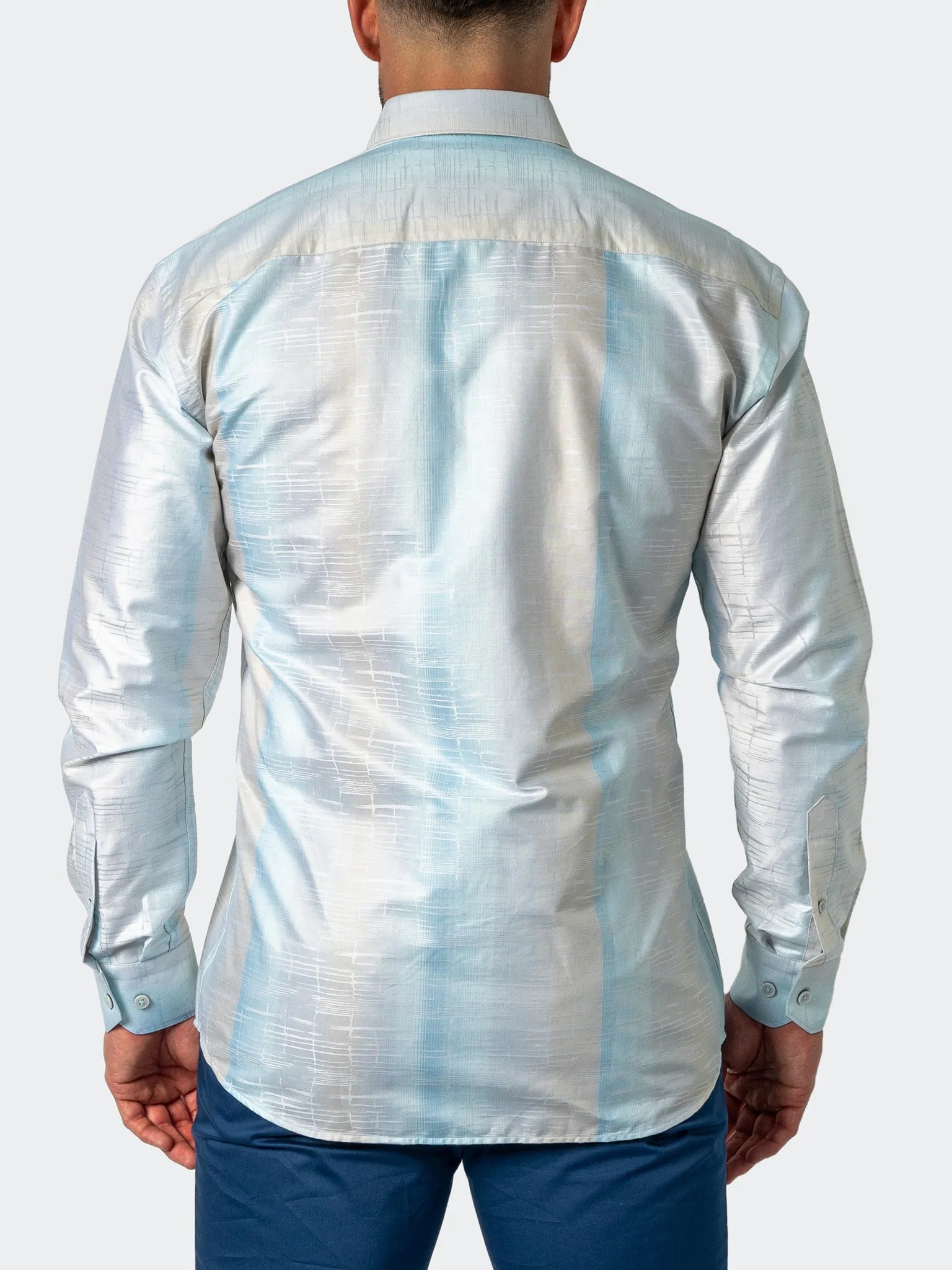 Fibonacci Rain Blue